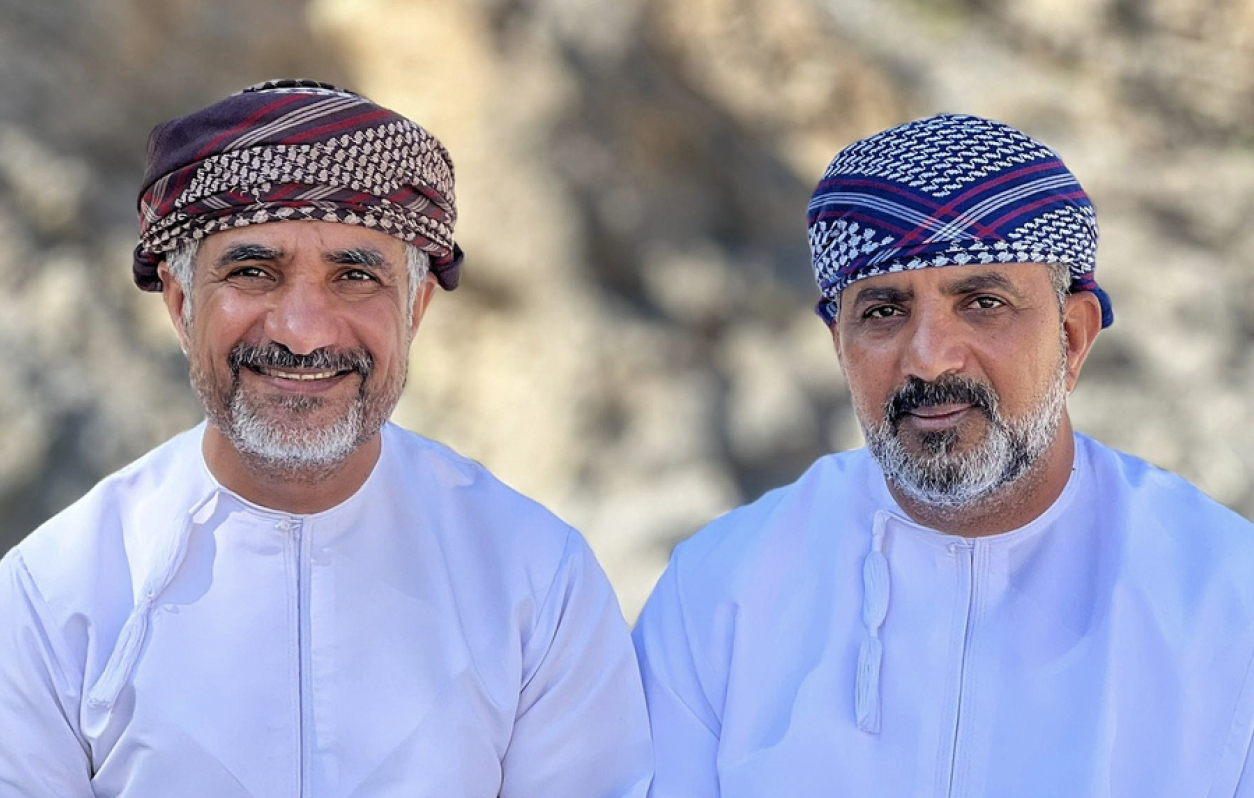 Nasser and Ibrahim — Omani hosts of Mountain Towers Tourism